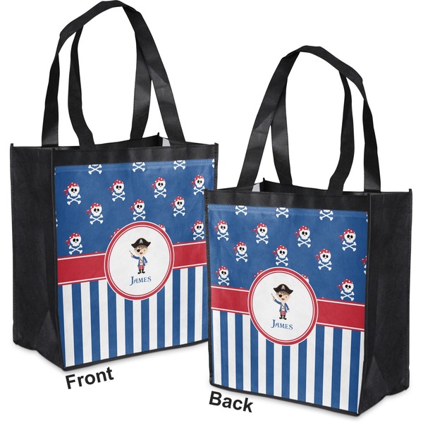 Blue Pirate Grocery Bag - Apvl
