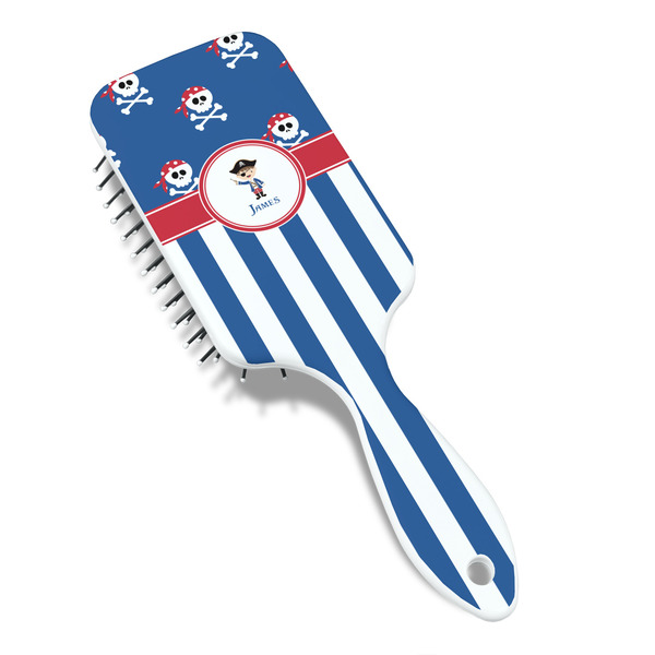 Blue Pirate Hair Brush - Angle View