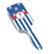 Blue Pirate Hair Brush - Angle View