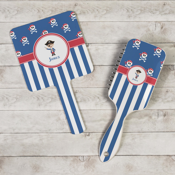 Blue Pirate Hand Mirrors - In Context