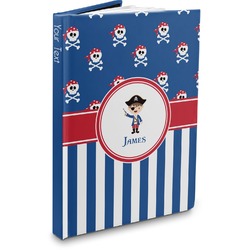 Blue Pirate Hardbound Journal (Personalized)