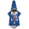 Blue Pirate Hooded Towel - Hanging