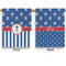 Blue Pirate House Flags - Double Sided - APPROVAL