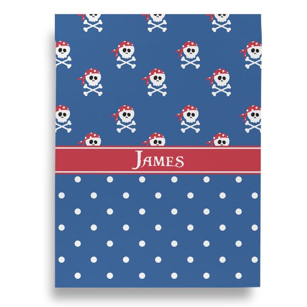 Blue Pirate House Flags - Double Sided - BACK