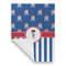 Blue Pirate House Flags - Single Sided - FRONT FOLDED