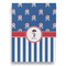 Blue Pirate House Flags - Single Sided - FRONT
