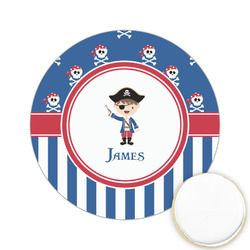 Blue Pirate Printed Cookie Topper - 2.15" (Personalized)