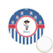 Blue Pirate Printed Cookie Topper - 1.25" (Personalized)