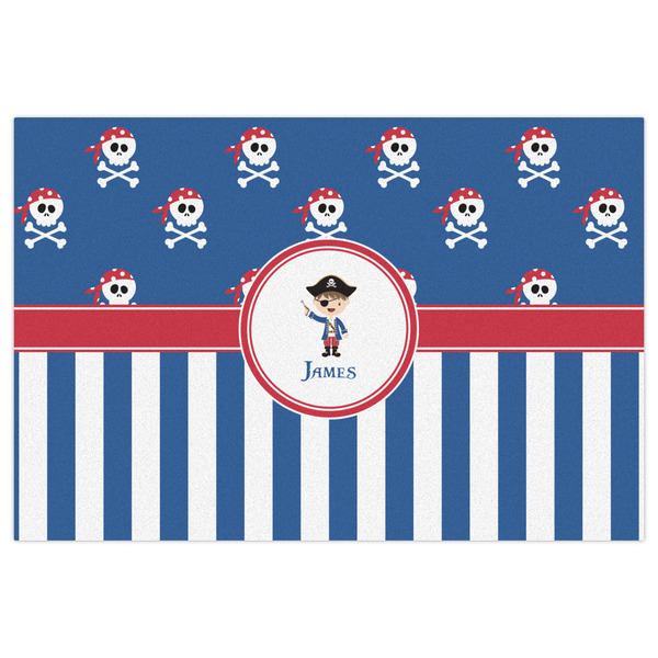 Blue Pirate Indoor / Outdoor Rug - 2'x3' - Front Flat