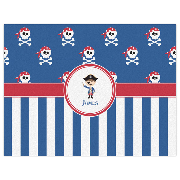 Blue Pirate Indoor / Outdoor Rug - 6'x8' - Front Flat