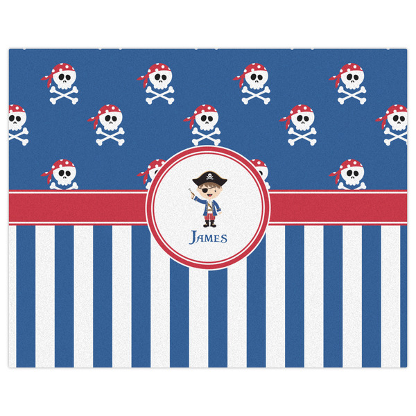 Blue Pirate Indoor / Outdoor Rug - 8'x10' - Front Flat