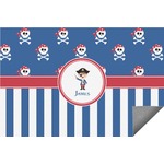 Blue Pirate Indoor / Outdoor Rug - 8'x10' (Personalized)