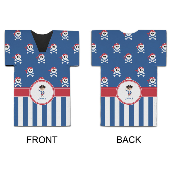 Blue Pirate Jersey Bottle Cooler - APPROVAL