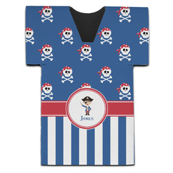 Blue Pirate Jersey Bottle Cooler (Personalized)