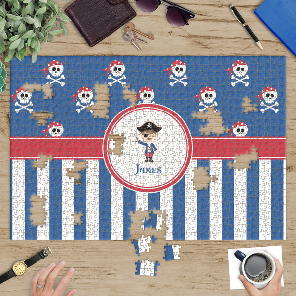 Blue Pirate Jigsaw Puzzle 1014 Piece - In Context
