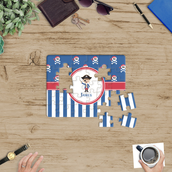 Blue Pirate Jigsaw Puzzle 30 Piece - In Context