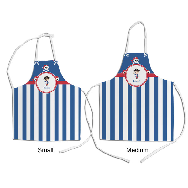 Blue Pirate Kid's Aprons - Comparison
