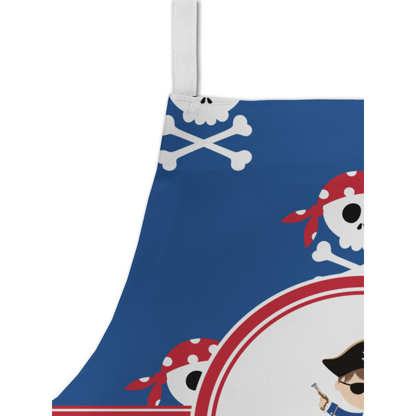 Blue Pirate Kid's Aprons - Detail