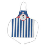 Blue Pirate Kid's Apron w/ Name or Text