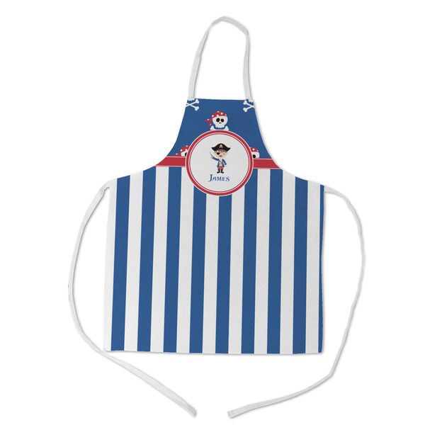 Custom Blue Pirate Kid's Apron w/ Name or Text