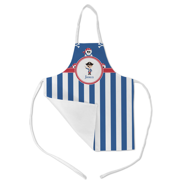 Blue Pirate Kid's Aprons - Medium - Main (med/lrg)