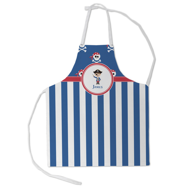 Custom Blue Pirate Kid's Apron - Small (Personalized)