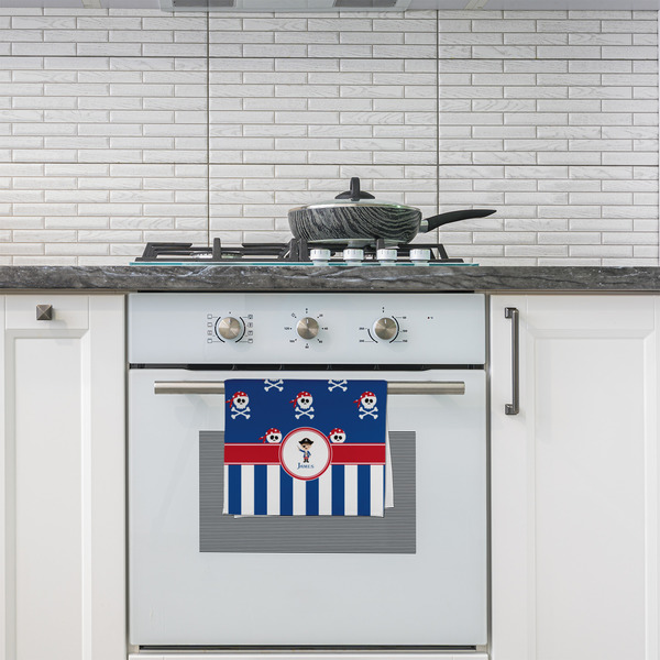 Blue Pirate Kitchen Towel - Poly Cotton - Lifestyle