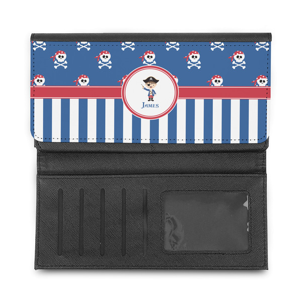 Blue Pirate Ladies Wallet - Half Way Open