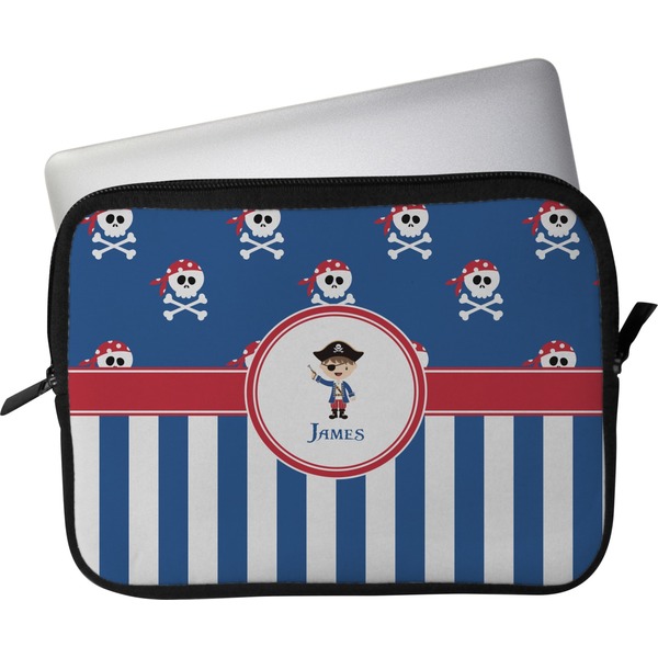 Custom Blue Pirate Laptop Sleeve / Case (Personalized)