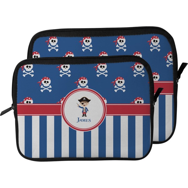 Blue Pirate Laptop Sleeve (Size Comparison)