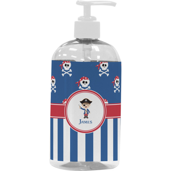 Blue Pirate Large Liquid Dispenser (16 oz) - White