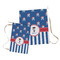 Blue Pirate Laundry Bag - Both Bags