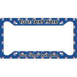 Blue Pirate License Plate Frame (Personalized)