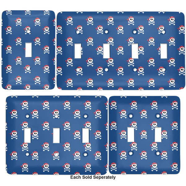 Blue Pirate Light Switch Covers all sizes