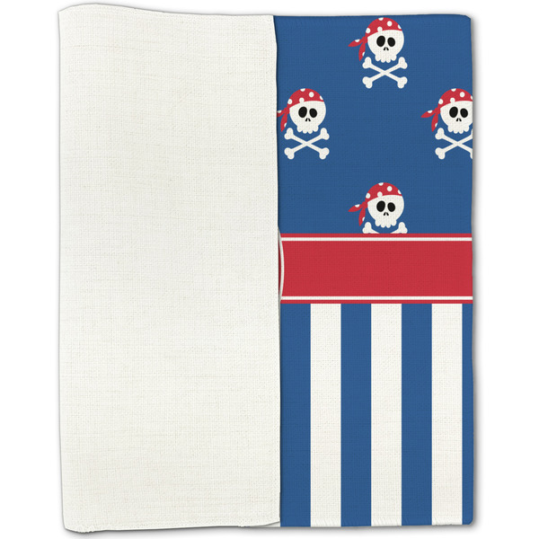 Blue Pirate Linen Placemat - Folded Half