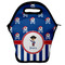 Blue Pirate Lunch Bag - Front