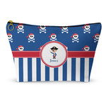 Blue Pirate Makeup Bag - Small - 8.5"x4.5" (Personalized)