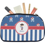 Blue Pirate Makeup / Cosmetic Bag - Medium (Personalized)