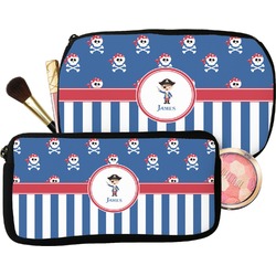 Blue Pirate Makeup / Cosmetic Bag (Personalized)