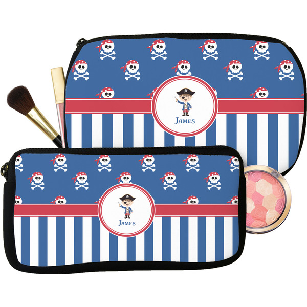 Blue Pirate Makeup / Cosmetic Bags (Select Size)