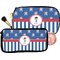 Blue Pirate Makeup / Cosmetic Bags (Select Size)
