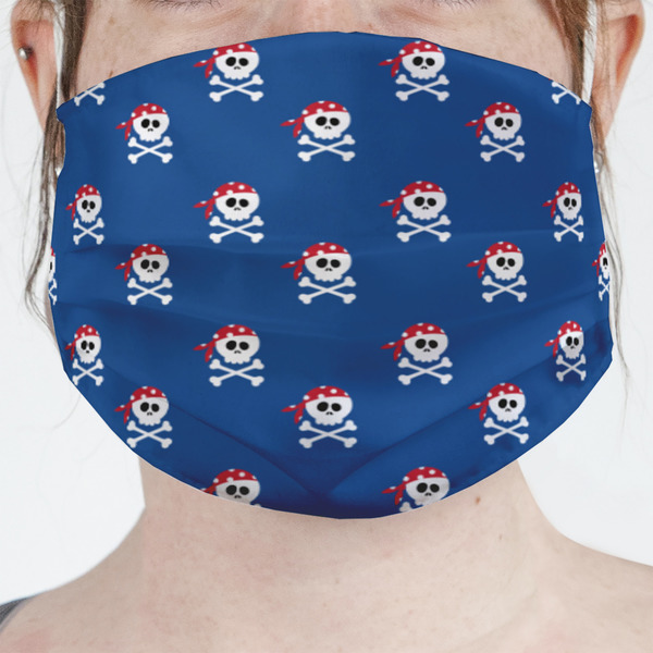 Custom Blue Pirate Face Mask Cover