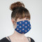 Blue Pirate Mask - Quarter View on Girl