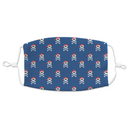 Blue Pirate Adult Cloth Face Mask - XLarge