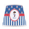 Blue Pirate Poly Film Empire Lampshade - Front View