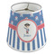 Blue Pirate Poly Film Empire Lampshade - Angle View
