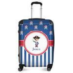 Blue Pirate Suitcase - 24" Medium - Checked (Personalized)