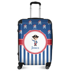 Blue Pirate Suitcase - 24" Medium - Checked (Personalized)