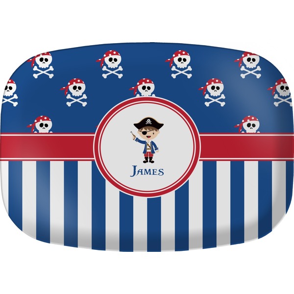 Custom Blue Pirate Melamine Platter (Personalized)