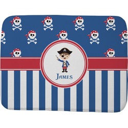 Blue Pirate Memory Foam Bath Mat - 48"x36" (Personalized)